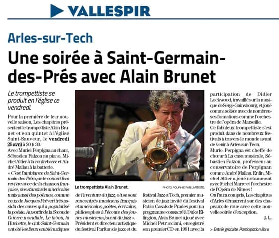 Une soirée à Saint-Germain-des-Prés avec Alain Brunet